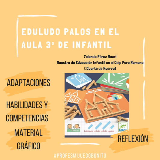 Juego de Mesa "Eduludo Palos" en el aula de tercero de infantil Eduludo Palos en el aula de 3º de Infantil En esta entrada de la serie entradas de #profesmijuegobonito hoy Yolanda Pérez Mauri, maestra de Educación Infantil en el Ceip Foro Romano ( Cuarte