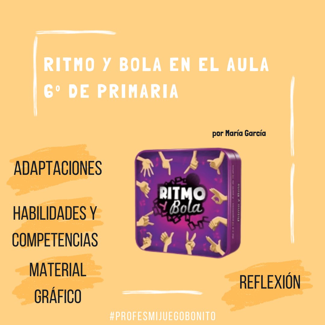 Juego de mesa " Ritmo y Bola " en el aula de 6º de primaria #profesmijuegobonito