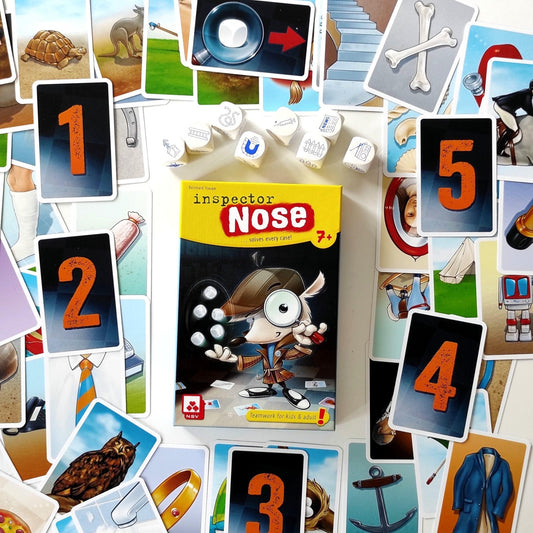 ¿Os gusta jugar a detectives? - Inspector Nose os pondrá a prueba Hoy te traemos uno de los últimos juegos que ha llegado a Mi Juego Bonito, se trata de Inspector Nose distribuido por @mercuriodistribucionesUn juego que ha gustado mucho en todas las parti