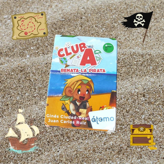 Renata la Pirata un juego de Atomo con mucho a calcular Hoy os traemos el juego Renata la pirata , uno de los titulos que forman parte de la colección del Club A de @atomogames Renata la pirata es un #seriuosgames creado por Ginés Ciudad-real y Juan Carlo