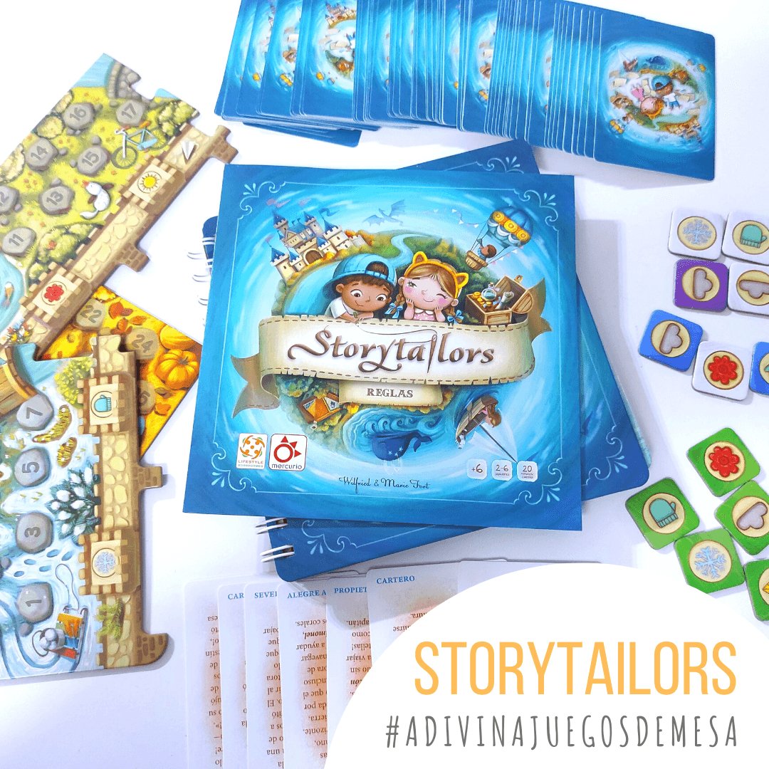 Storytailors, un juego en el que no podrás parar de contar. Juego de Mercurio Lengua,Mercurio,Narrativa