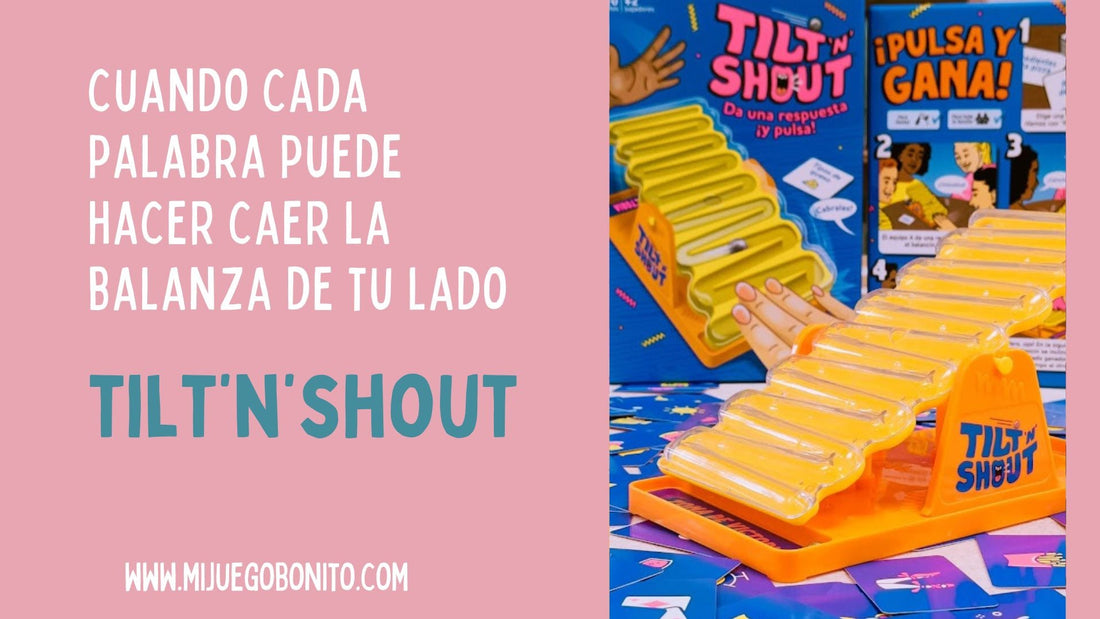 Tilt n’ Shout – El juego donde el equilibrio dura lo que tardas en gritar una palabra