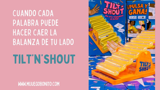 Tilt n’ Shout – El juego donde el equilibrio dura lo que tardas en gritar una palabra