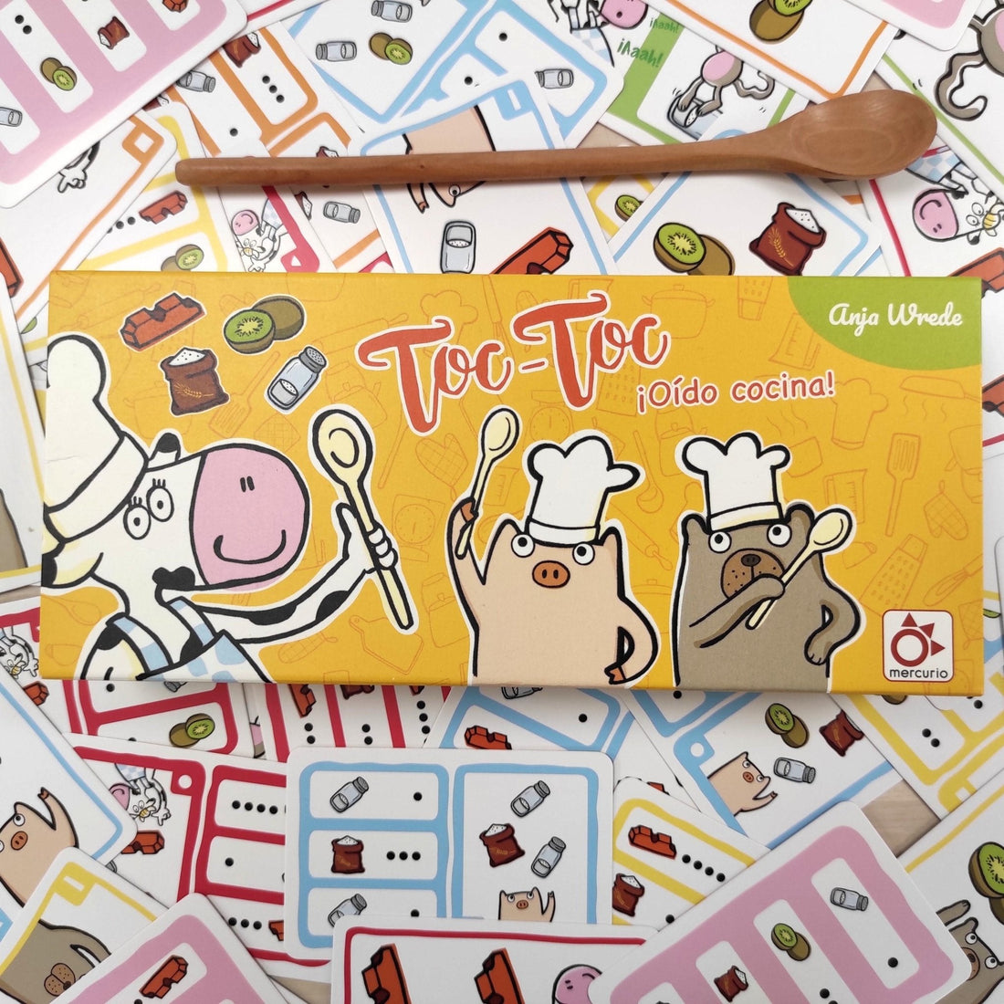 🥄 Toc Toc ¡Oído Cocina! Un juego de mesa con mucho para oír de Mercurio Mercurio