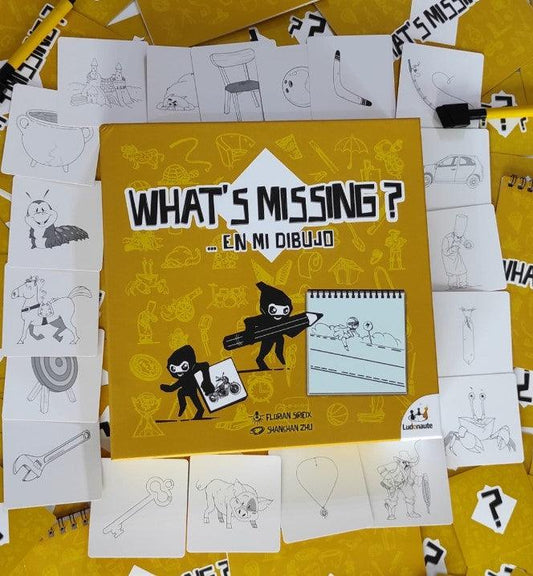¿Un juego de dibujo, asociación de ideas e interpretacion? Descubre What's Missing? en mi dibujo .