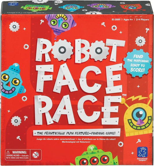 ROBOT FACE RACE JUEGO COLORES Y ATRIBUTOS | 2-4 jugadores | +4 años | Learning Resources