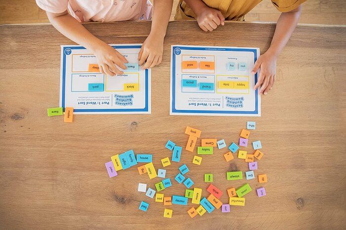 JUEGO DOMINO PARA FORMAR FRASES en inglés | Learning Resources Educational Toys