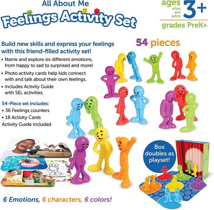 JUEGO ALL ABOUT ME SET ACTIVIDADES SOBRE LAS EMOCIONES | Learning Resources Educational Toys
