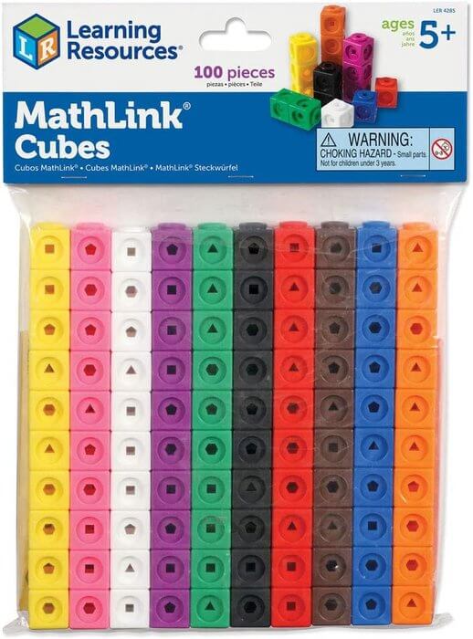 JUEGO SET DE 100 CUBOS MATHLINK | Learning Resources Educational Toys