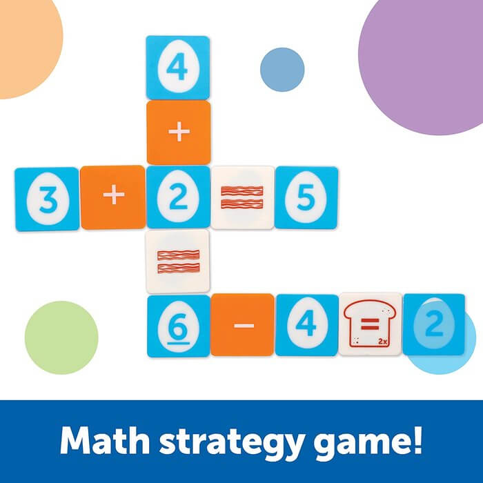MATH SCRAMBLE Juego de mesa MATEMATICAS | Learning Resources Educational Toys