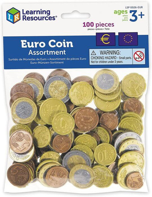 JUEGO SET MONEDAS EUROS | Learning Resources