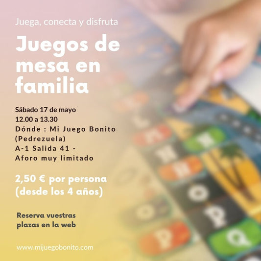 Sesión de Juego para familias Jugonas - 17 de Mayo (Pedrezuela)