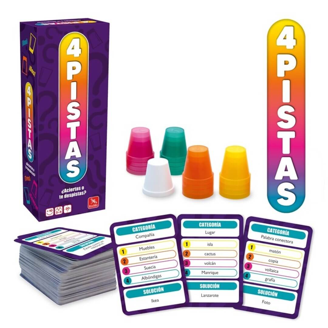 4 pistas - Juego de mesa - Ludilo - 10+ Años