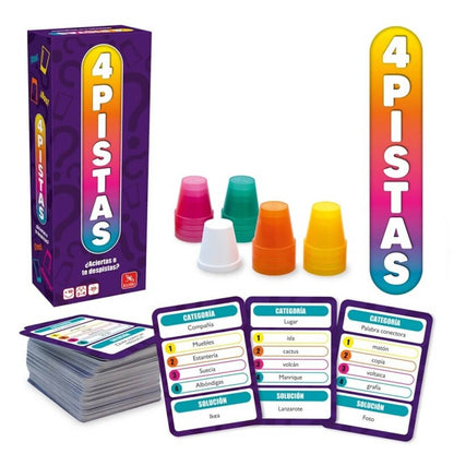 4 pistas - Juego de mesa - Ludilo - 10+ Años