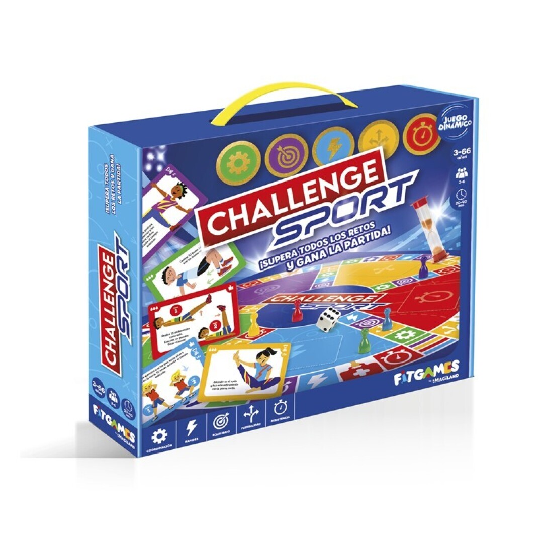 Challenge Sport  - Juego de mesa - Funtastic - Desde 3 años - 2 a 6 jugadores