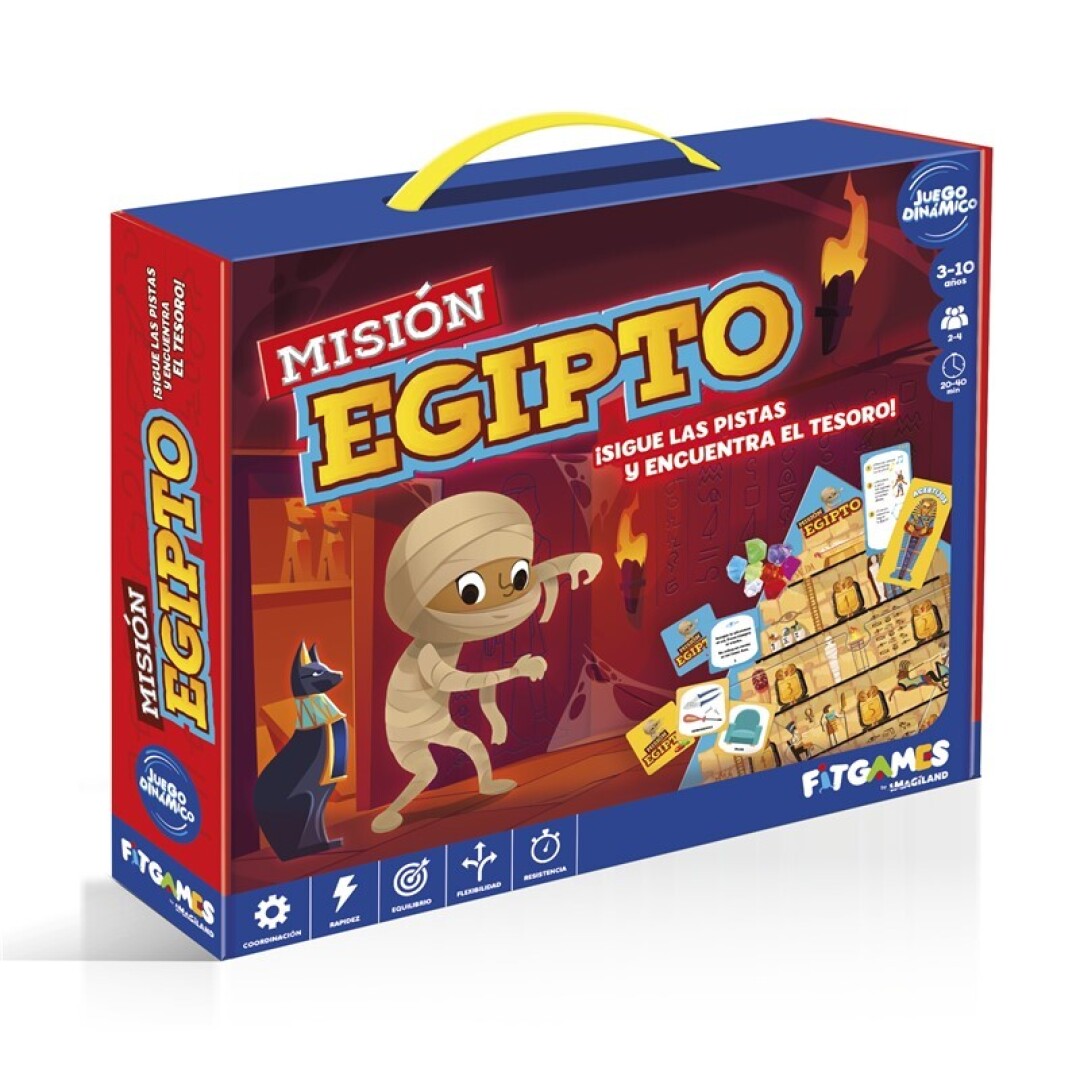 Misión Egipto - Juego de mesa - Funtastic - Desde 3 años - 2 a 4 jugadores