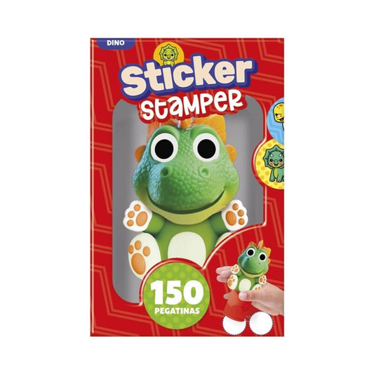 STICKER STAMPER - DINO CON 150 PEGATINAS