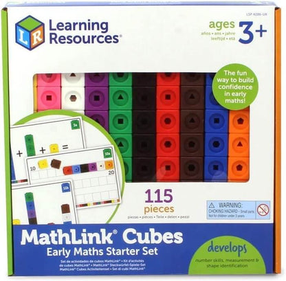 JUEGO SET ACTIVIDADES CON CUBOS MATHLINK | Learning Resources Educational Toys
