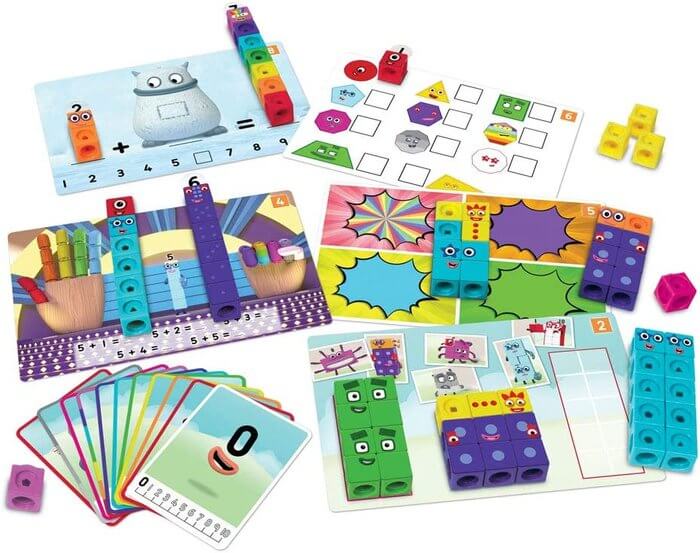 JUEGO MATHLINK CUBES NUMBERBLOCKS 1-10 ACTIVITY SET | Learning Resources