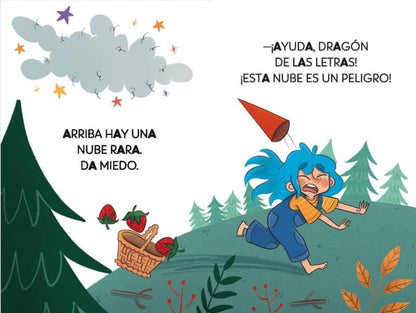 El dragón de las letras 1 - Ana, el dragón y la nube aspirador | ORO, BEGOÑA Books