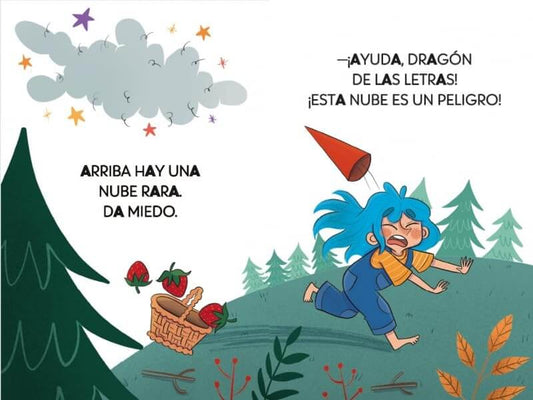 El dragón de las letras 1 - Ana, el dragón y la nube aspirador | ORO, BEGOÑA Books
