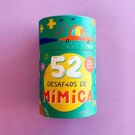 52 desafíos de mímica - Juego de mesa - The Happy Gang - Desde 5 años