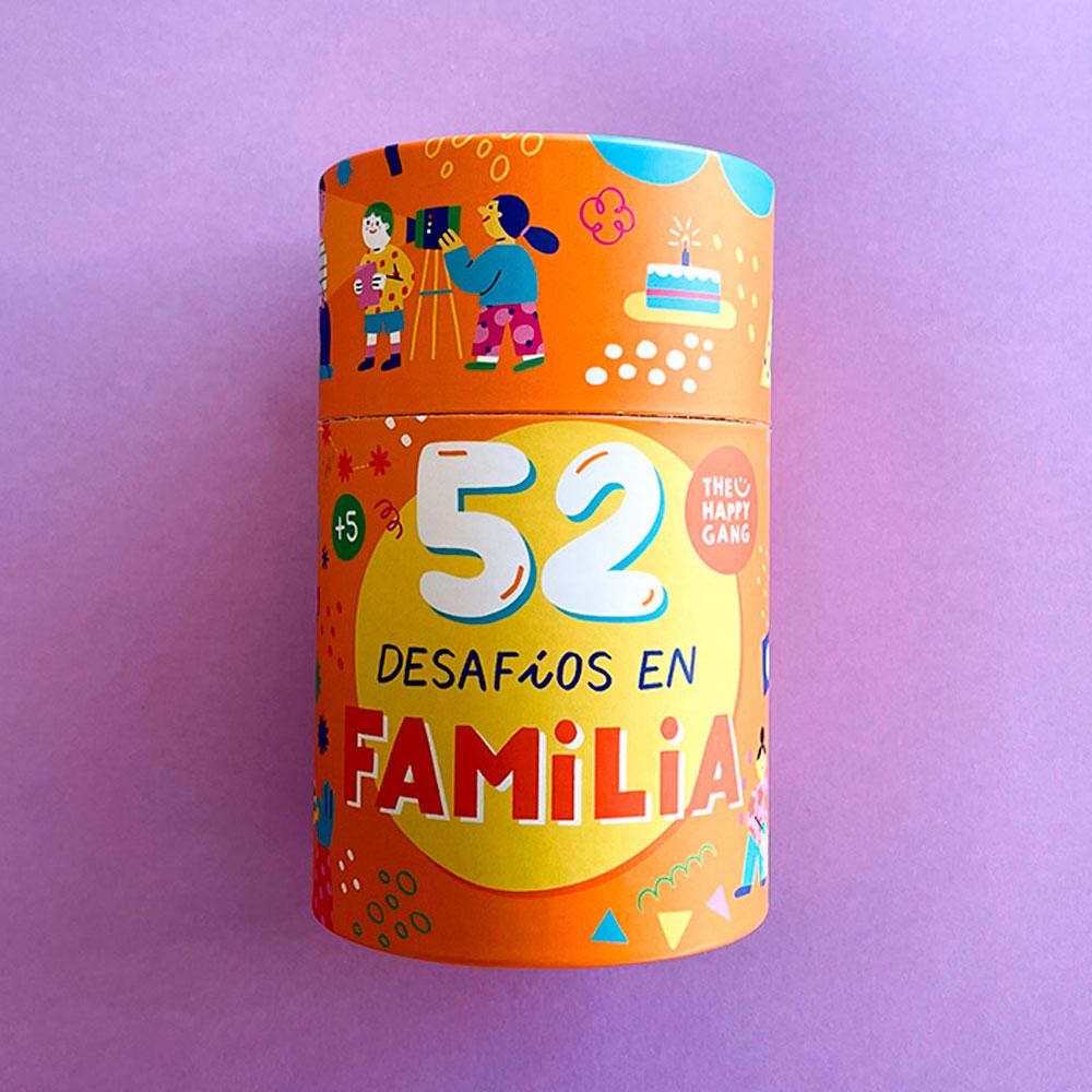 52 desafíos en familia - Juego de mesa - The Happy Gang - Desde 5 años