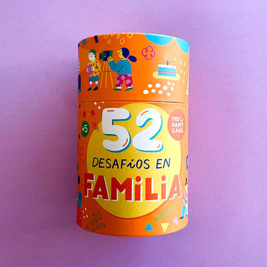 52 desafíos en familia - Juego de mesa - The Happy Gang - Desde 5 años