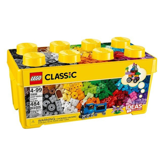 LEGO 10696 Classic Ladrillos e Ideas - 484 piezas con Caja de Almacenaje Lego incluida