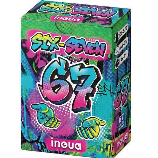 6-7 (Six Seven) - Juego de mesa - Inoua Games - 2-7 jugadores - 6+ años - 6-7 min