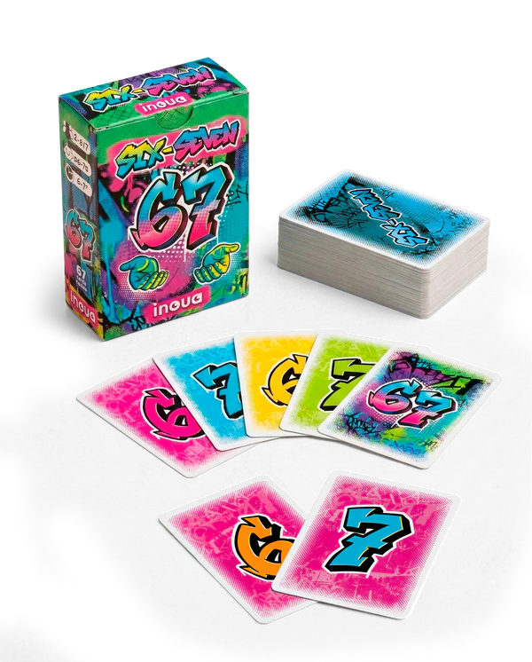 6-7 (Six Seven) - Juego de mesa - Inoua Games - 2-7 jugadores - 6+ años - 6-7 min