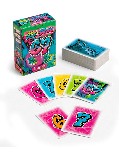6-7 (Six Seven) - Juego de mesa - Inoua Games - 2-7 jugadores - 6+ años - 6-7 min