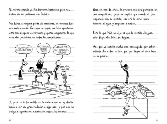 Diario de Greg 2: La ley de Rodrick - Libro infantil juvenil ilustrado - Molino - A partir de 9 años