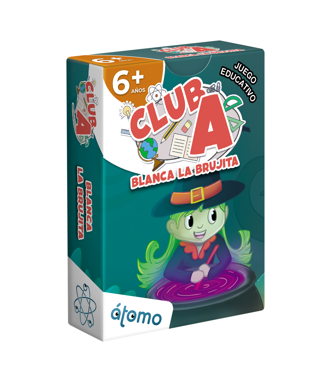 BLANCA LA BRUJITA - CLUB A - Juego de mesa - Atomo - Desde 6 años