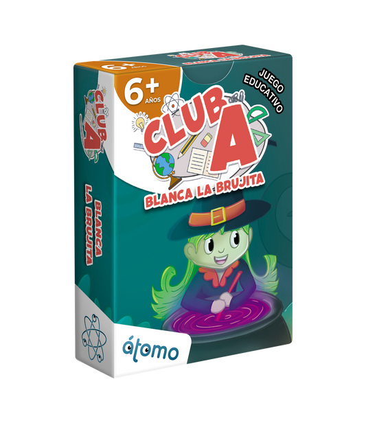 BLANCA LA BRUJITA - CLUB A - Juego de mesa - Atomo - Desde 6 años