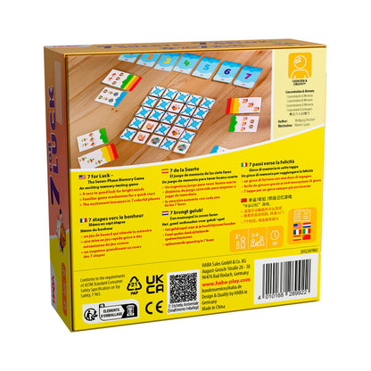 7 de la Suerte  - Juego de mesa de memoria - Haba - Desde 5 años - 2 a 4 jugadores