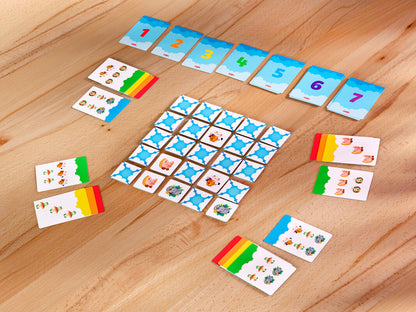 7 de la Suerte  - Juego de mesa de memoria - Haba - Desde 5 años - 2 a 4 jugadores