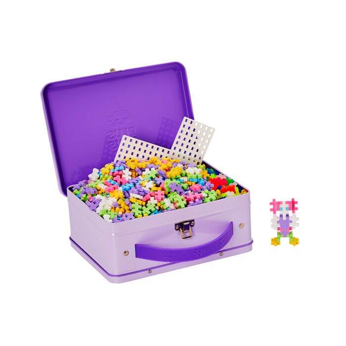 Maletin Metalico Pastel 600 piezas Plus Plus - Mi Juego Bonito