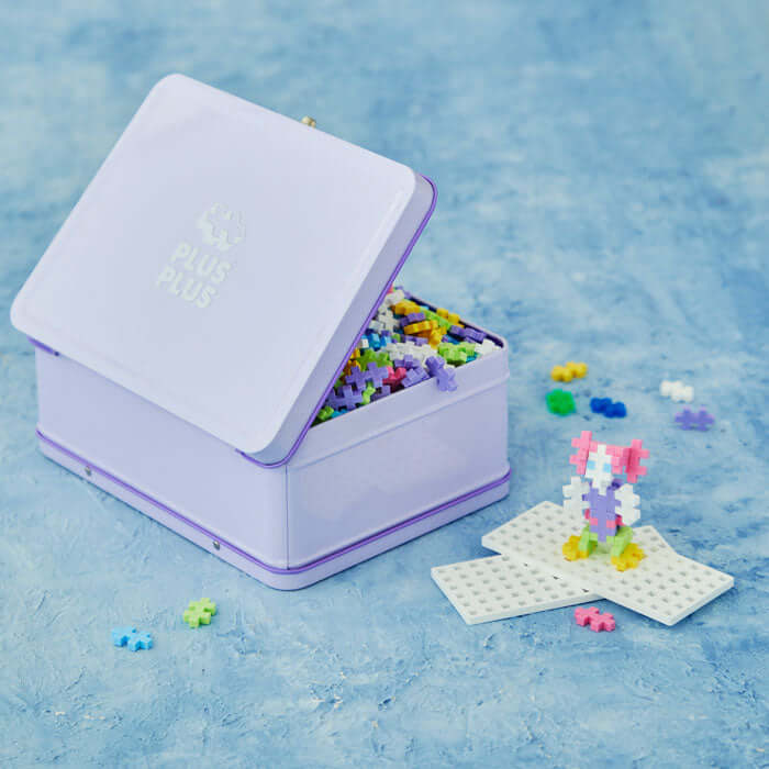 Maletin Metalico Pastel 600 piezas Plus Plus - Mi Juego Bonito
