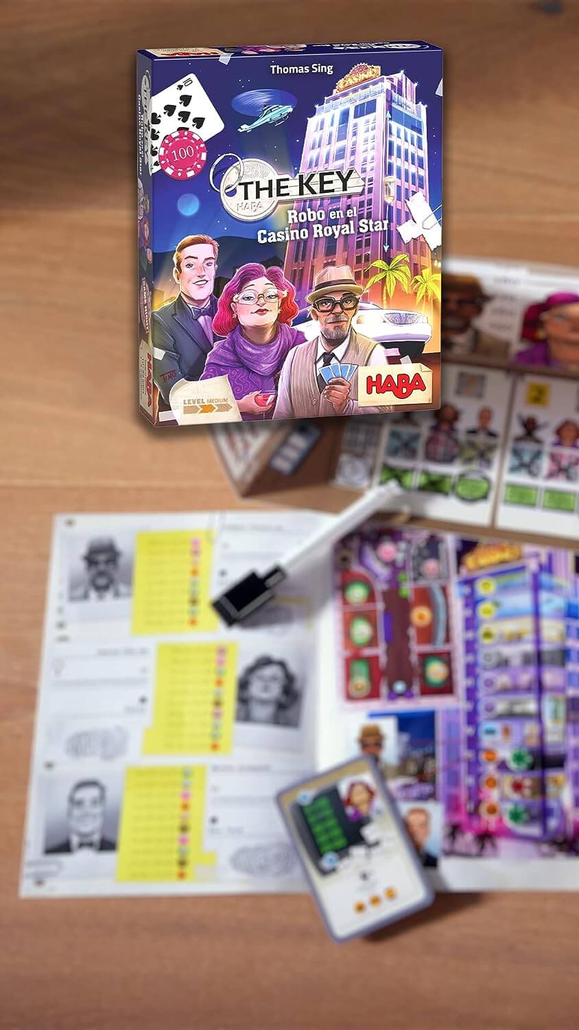 The Key Robo en el Casino Royal Star - Juego de mesa - Haba - Desde 8 años Board Games