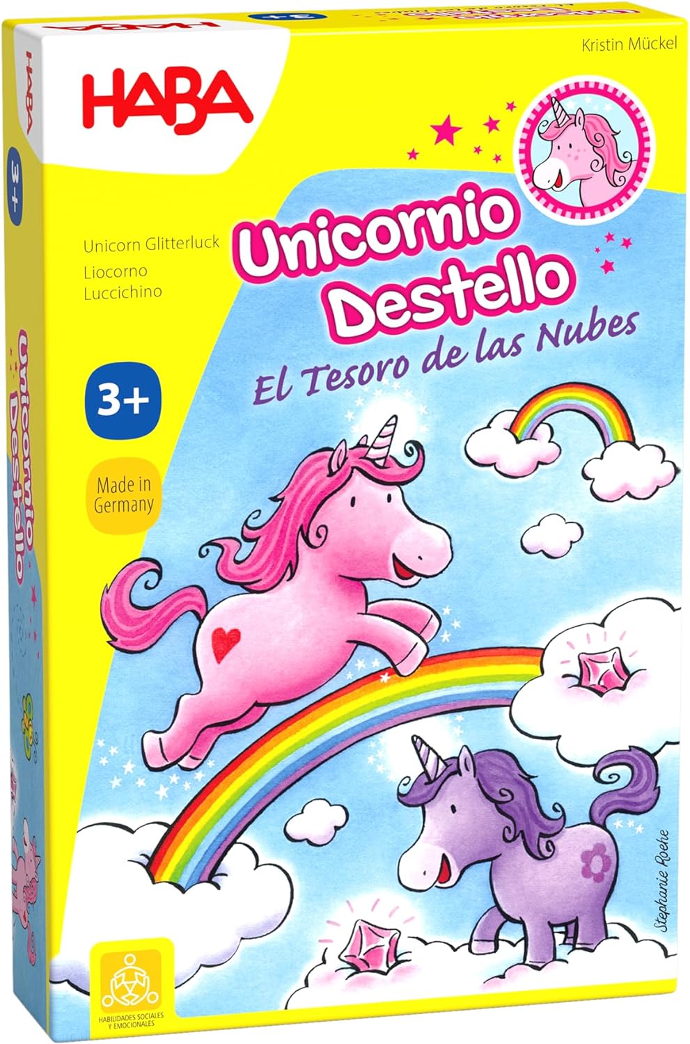 Unicornio Destello El Tesoro de las Nubes - Juego de mesa - Haba - Desde 3 años Board Games