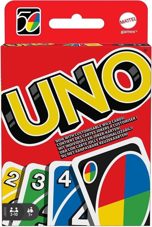 Uno Original Juego de mesa | +7 | 2 a 10 jugadores | Mattel