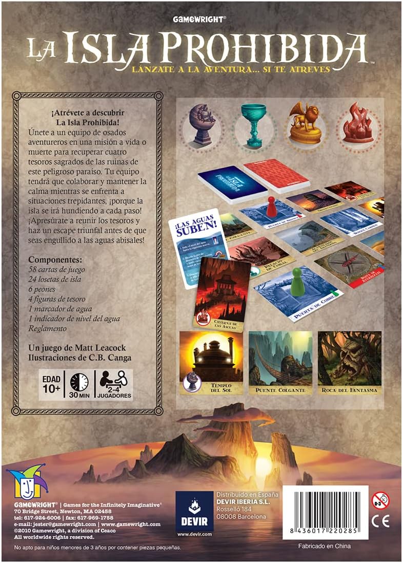 La Isla Prohibida - Juego de mesa - Devir - Desde 8 años Board Games