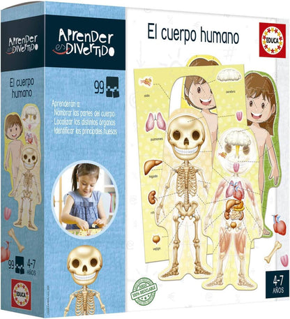 El Cuerpo Humano | Juego educativo | Desde 4 años | Educa Board Games
