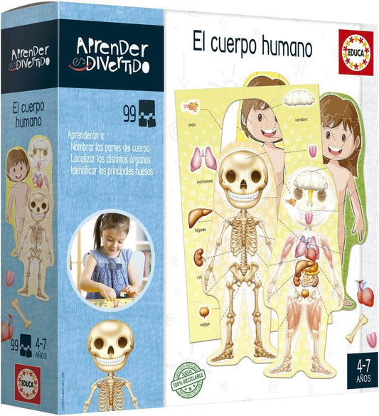 El Cuerpo Humano | Juego educativo | Desde 4 años | Educa Board Games