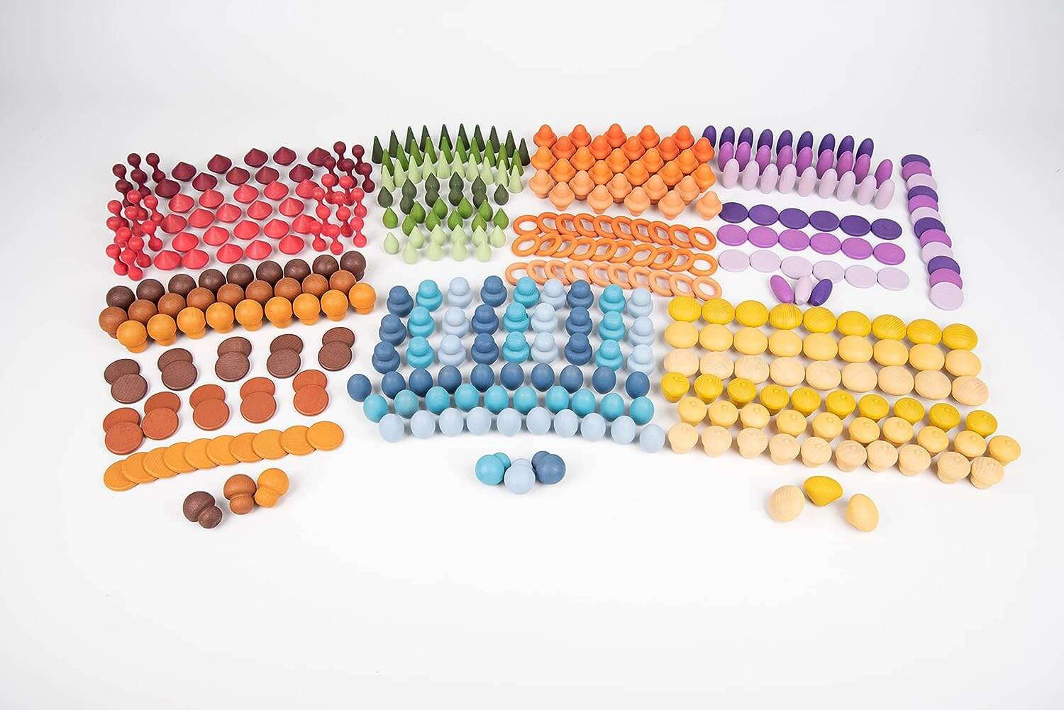 Super set piezas de madera 420 piezas - Tickit Educational Toys