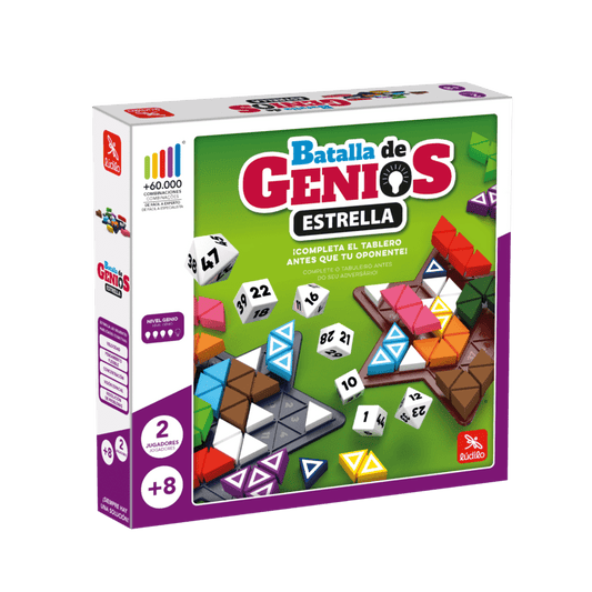 Batalla de Genios Estrella - Juego de mesa - Ludilo - Desde 8 años Board Games