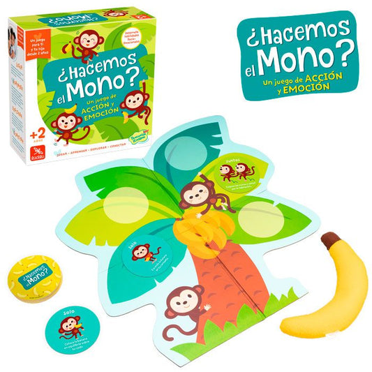 ¿Hacemos el mono? - Juego de mesa - Ludilo - Desde 2 años Board Games