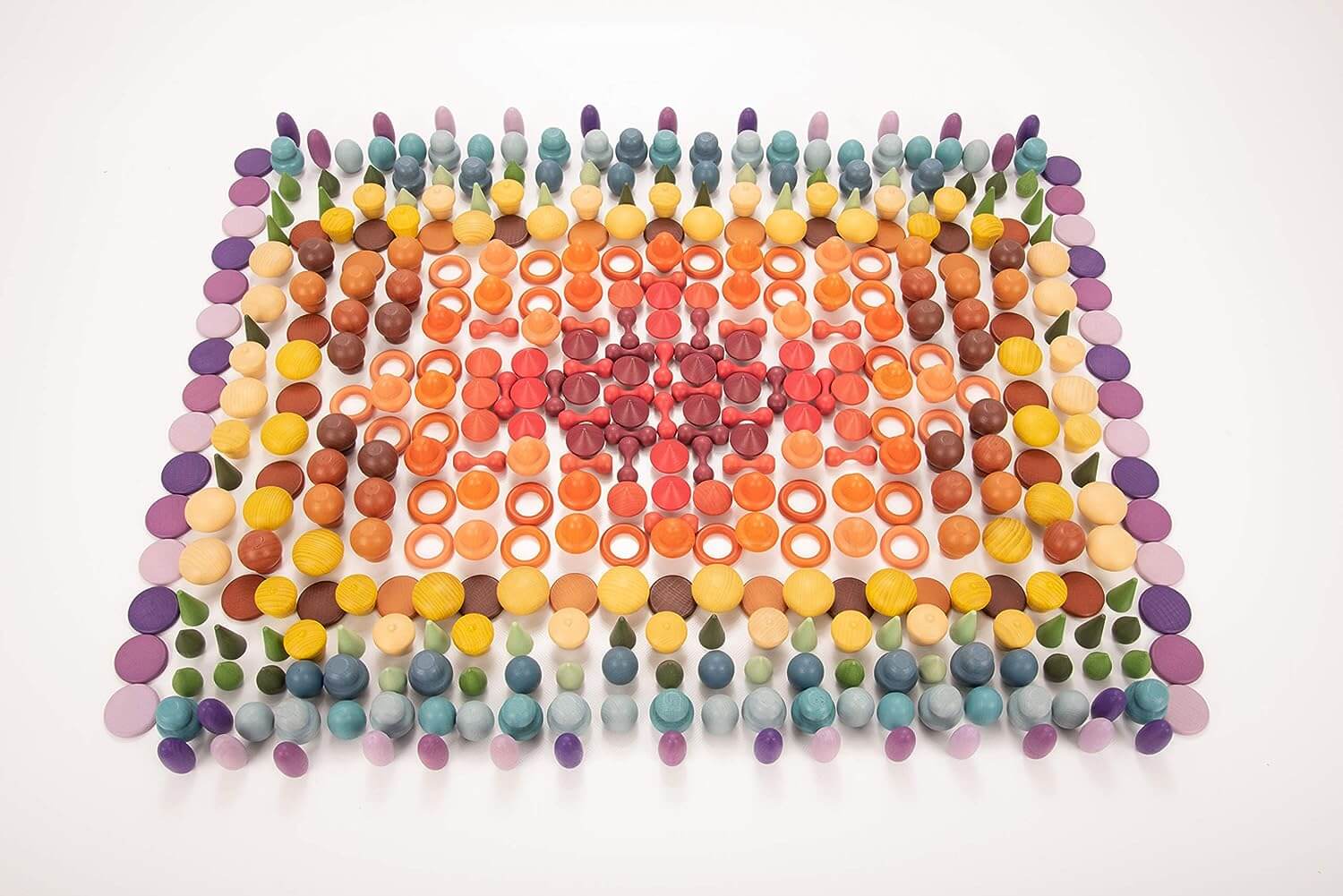Super set piezas de madera 420 piezas - Tickit Educational Toys