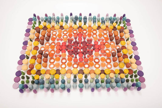 Super set piezas de madera 420 piezas - Tickit Educational Toys